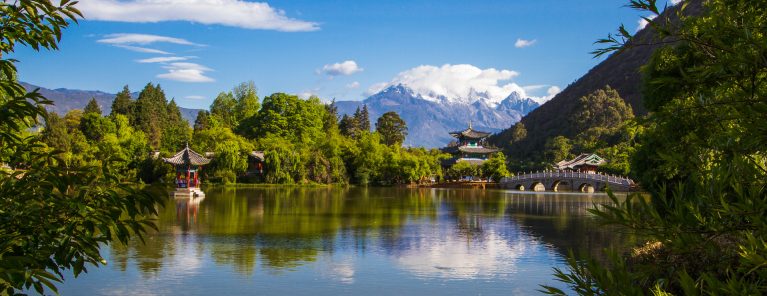 Black Dragon Pool vid Lijiang