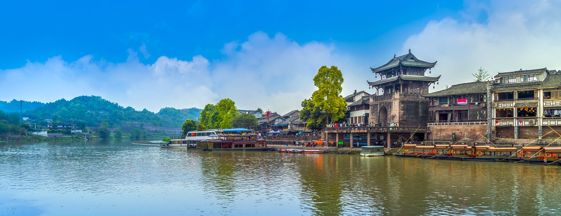 Gamla stan i Chengdu